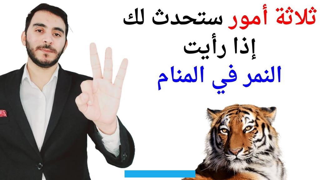 إشارة إلى خصومة وعداوة.وقد يرى شخص فقير النمر في الحلم. دل الأمر على أنه سوف يتعرض للخوف والظلم. ولكن النمر في حلم الغني علامة على غطرسة وجبروت. وإذا كان الحالم سجين.